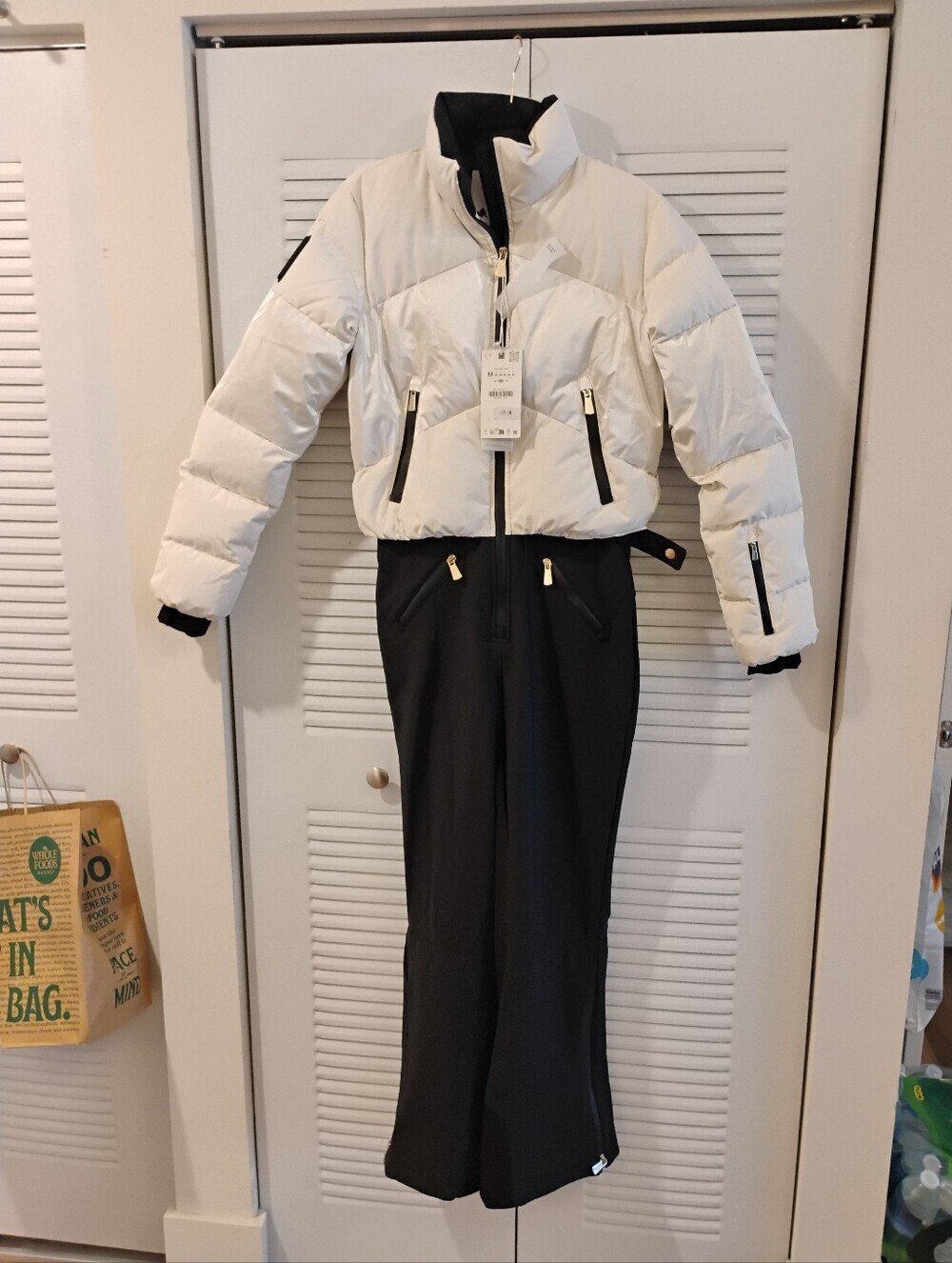 Zara Combined Puffer Water And Wind Resistant Ricco Ski Collection Overall - Picture 14 of 16